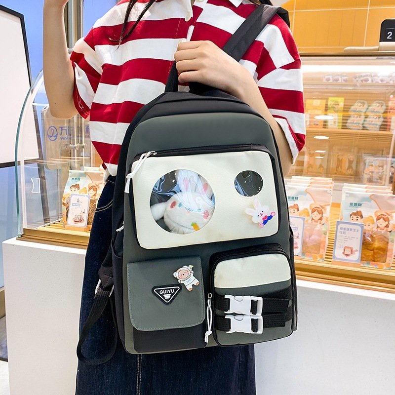 طقم حقائب مدرسية كاواي مكون من 5 قطع للمراهقين - الصورة 3