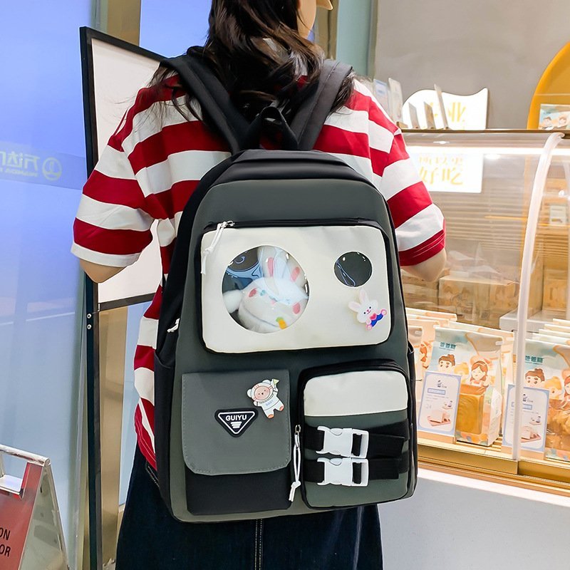 طقم حقائب مدرسية كاواي مكون من 5 قطع للمراهقين - الصورة 4