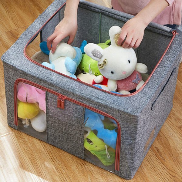 صندوق تخزين قابل للطي للملابس والأغراض - الصورة 3