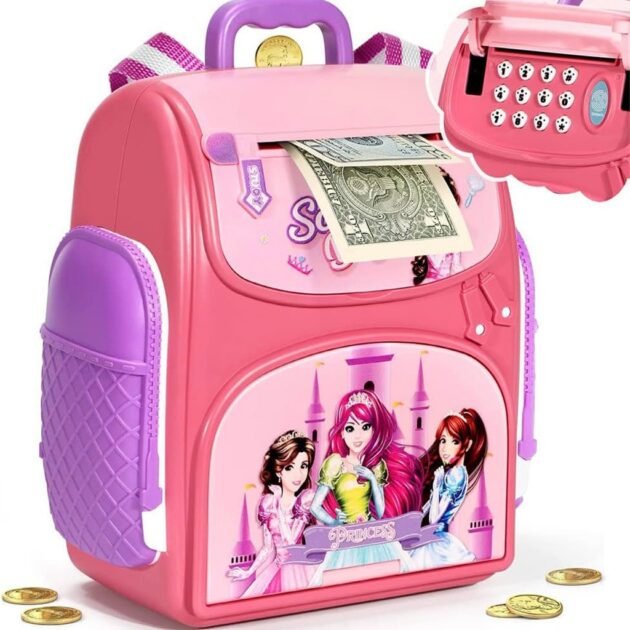 حصالة نقود موفرة للعملات المعدنية الحقيقية