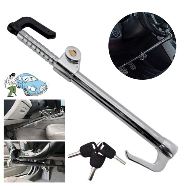 قفل قياسي مضاد للسرقة لعجلة القيادة والفرامل