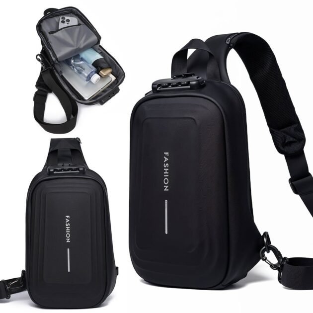 حقيبة رجالية كبيرة السعة مقاومة للماء ومضادة للسرقة