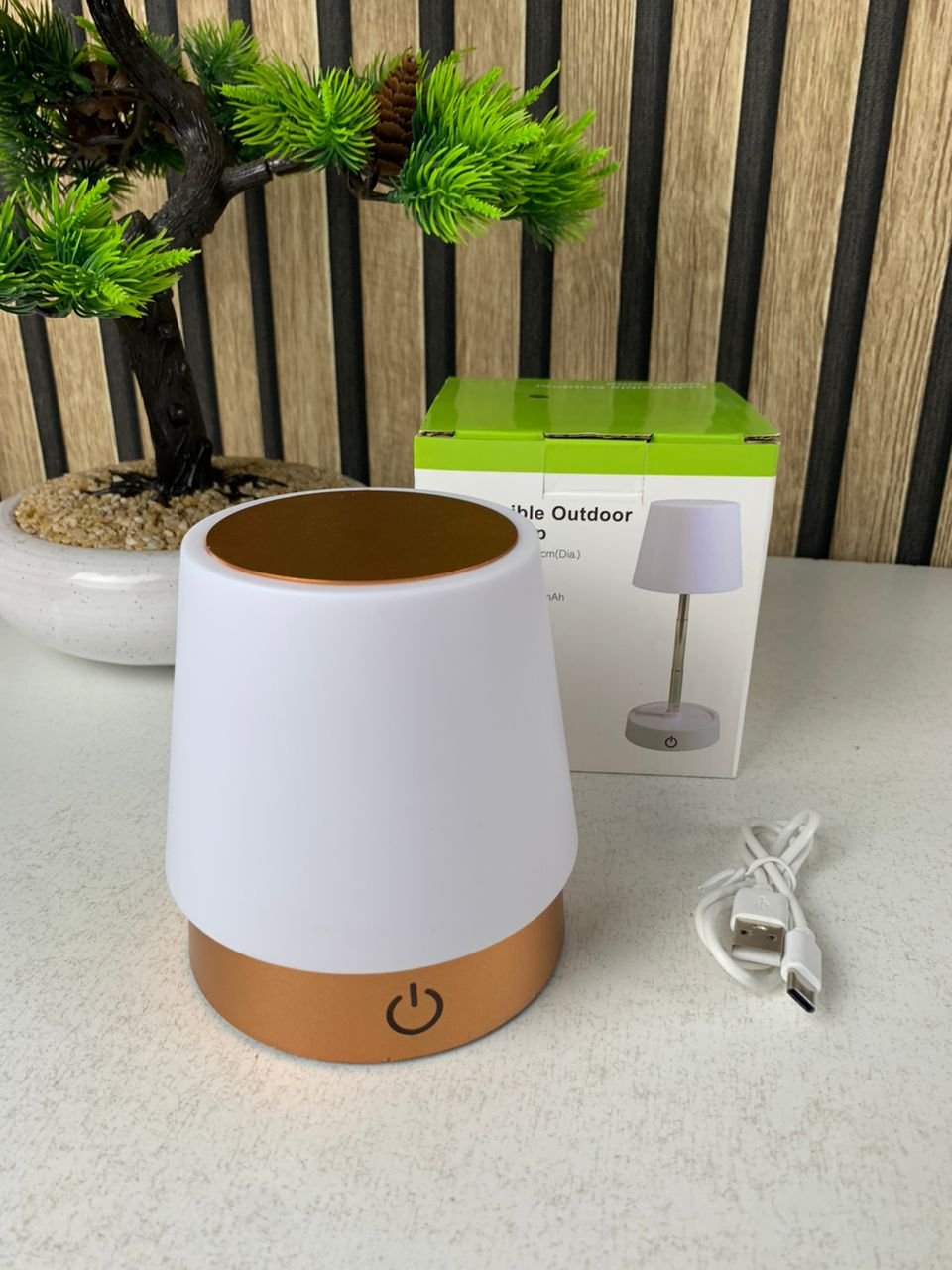 Lampe de chevet télescopique LED rechargeables lumière chaude – مصباح تيليسكوبي بإضاءة دافئة - الصورة 4