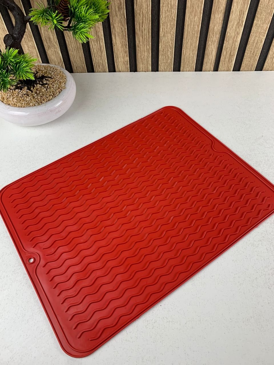 Tapis de Séchage en Silicone Souple et Flexible pour Cuisine – بساط تقطير الأواني - الصورة 3