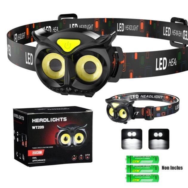 مصباح أمامي على شكل بومة