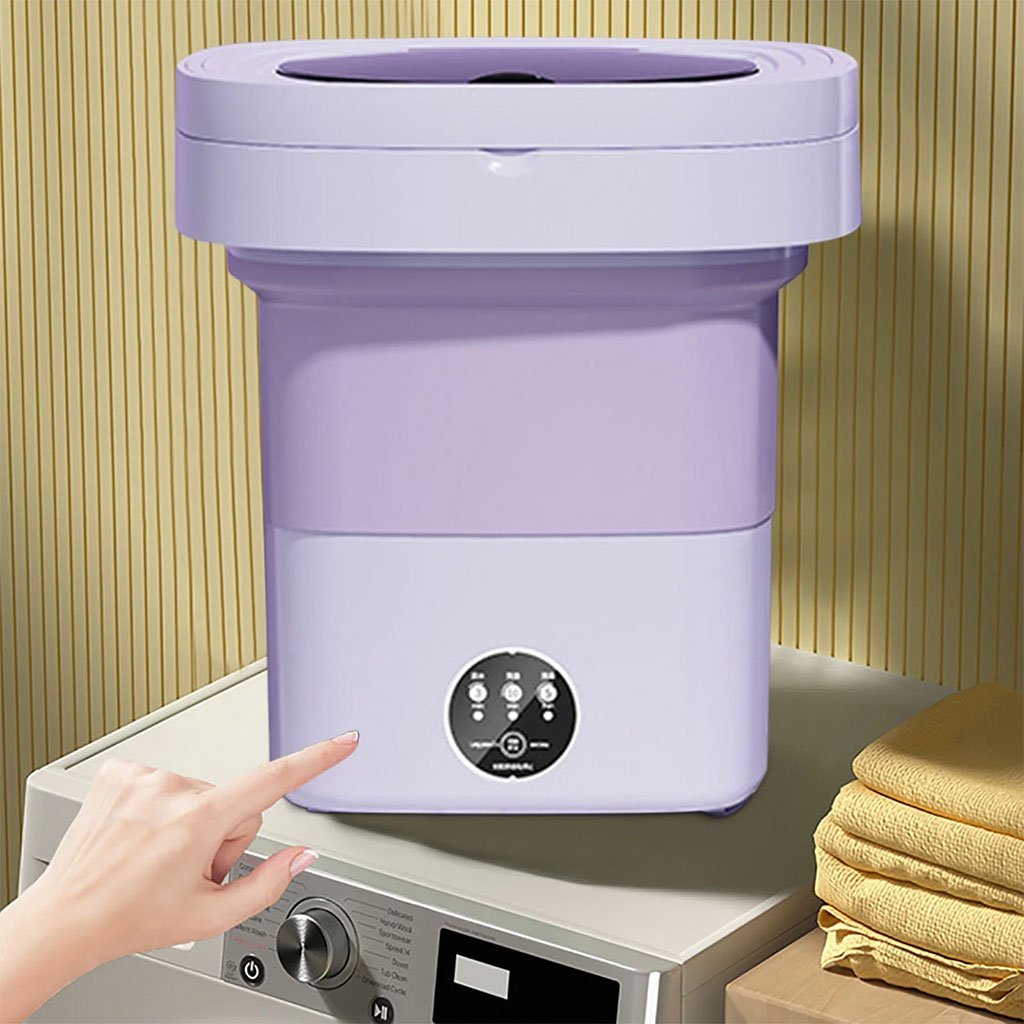 Mini Machine à Laver Pliable et Portable 3 Modes avec Fonction Déshydratation – غسالة ملابس محمولة - الصورة 6