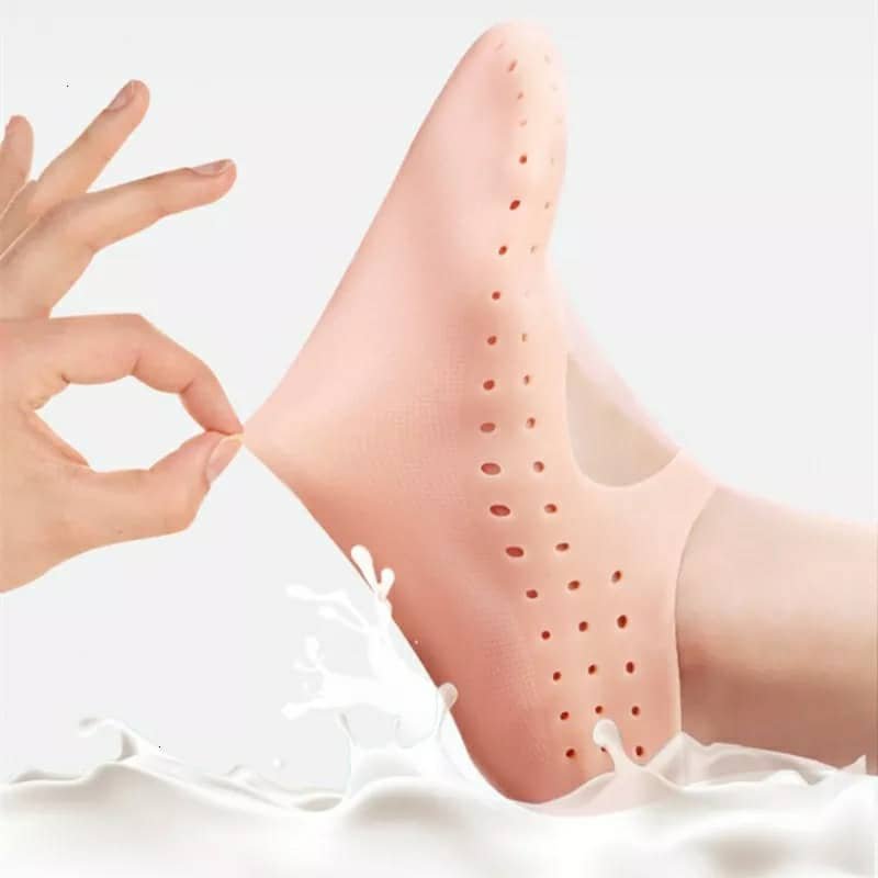 Chaussette Gel hydratantes en Silicone protection des pieds - الصورة 3