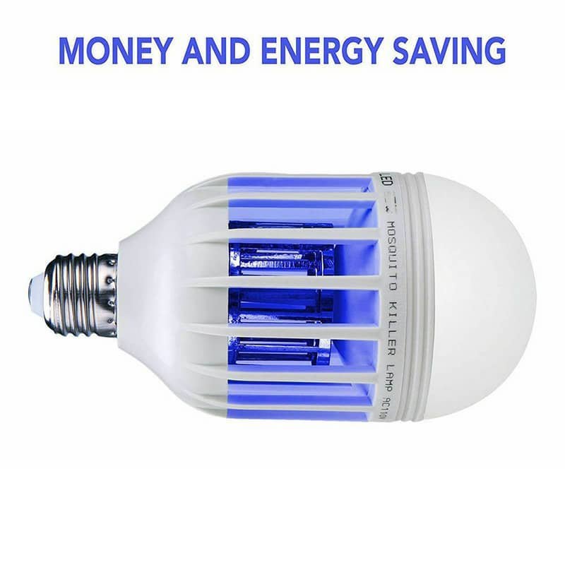 مصباح موفر للطاقة 3 في 1 طارد للبعوض E27 - الصورة 4