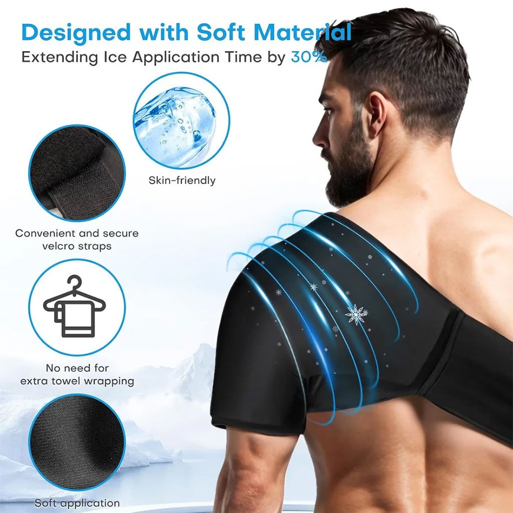 Pack coussinet d’épaule en gel chaud et froid pour soulager les douleurs - الصورة 5