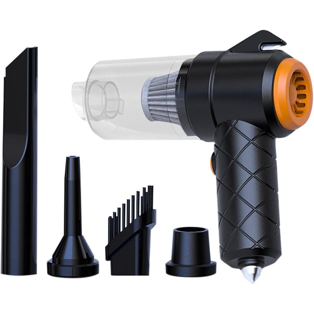 مكنسة كهربائية ومنفاخ هواء صغيران وقويان 2 في 1 - الصورة 3