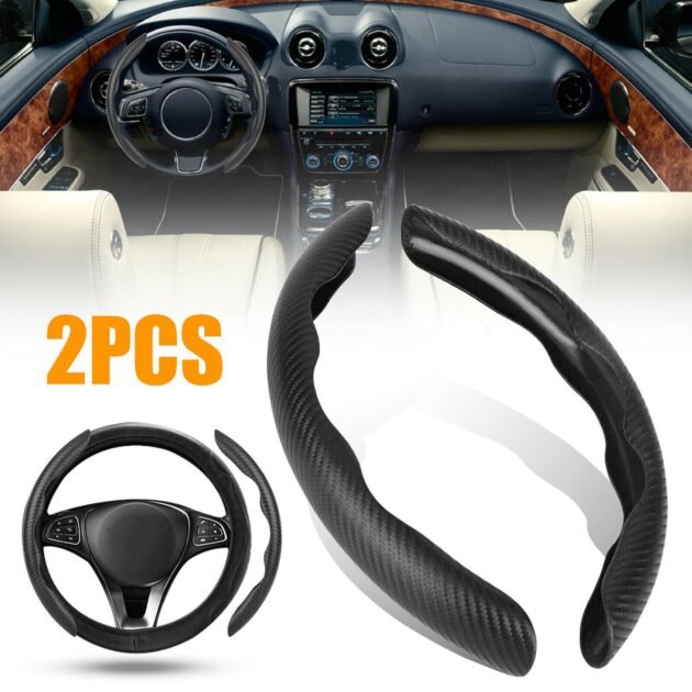 غطاءان لعجلة قيادة السيارة مانعان للانزلاق