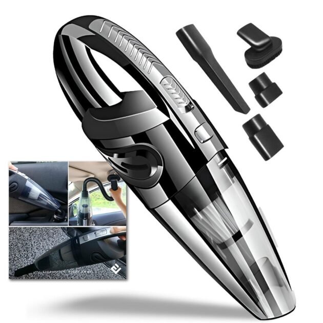 مكنسة كهربائية محمولة لاسلكية للسيارة ذات قوة شفط