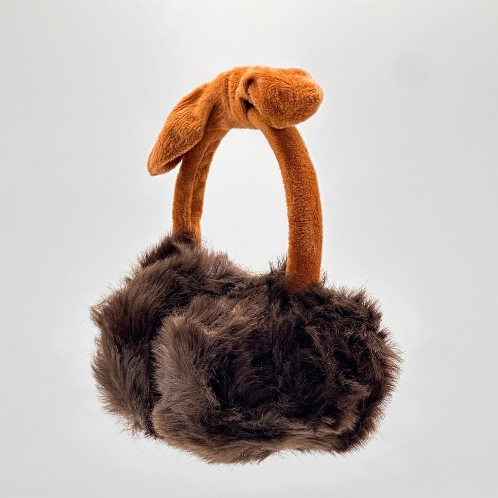 سماعات أذن وسماعات رأس نسائية من الفرو الصناعي - الصورة 4