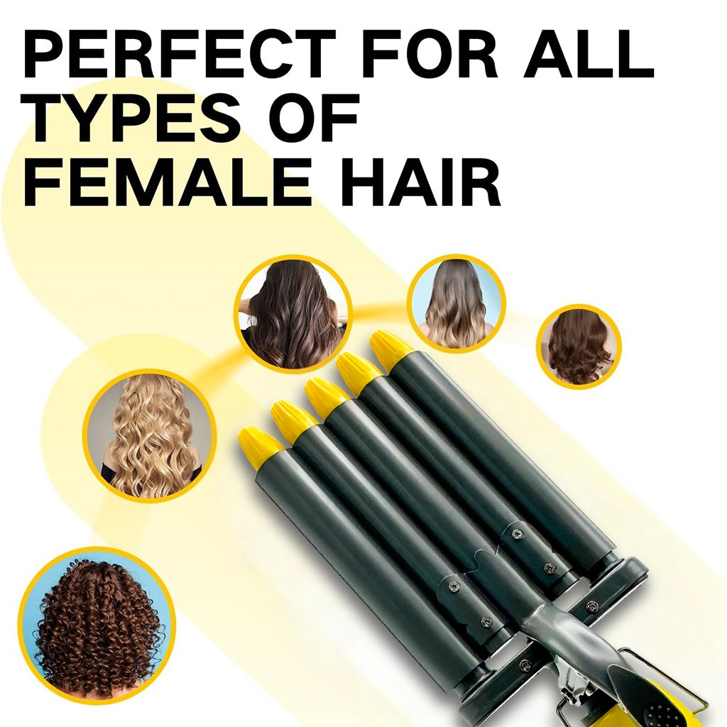 Enzo Fer à Friser Professionel en Céramique à 5 Barils – مجعد شعر أصلي من إينزو - الصورة 6