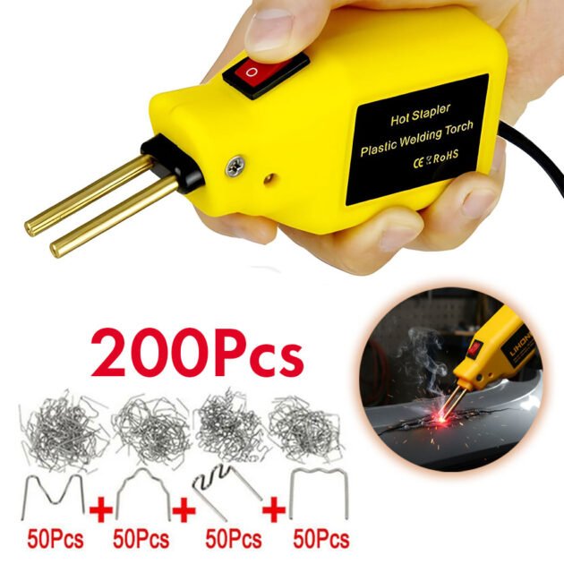 Mini Soudeuse de Plastique Parechoc 50W avec 200 agrafes inclus – جهاز تلحيم البلاستيك