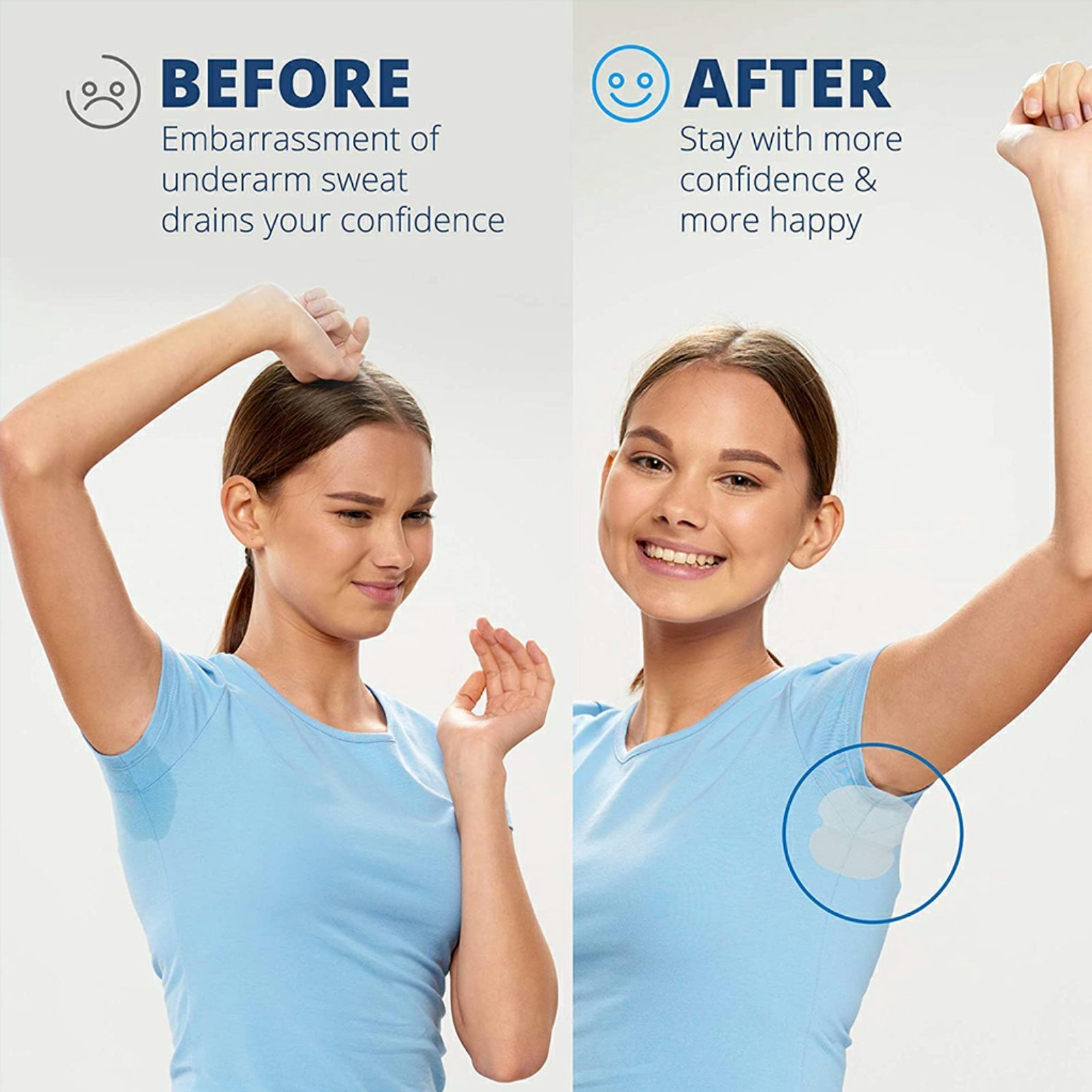 مجموعة من 10 قطع من واقيات الإبط الماصة للعرق - الصورة 5