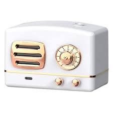 Humidificateur d'air Portable en forme Radio vintage - أبيض