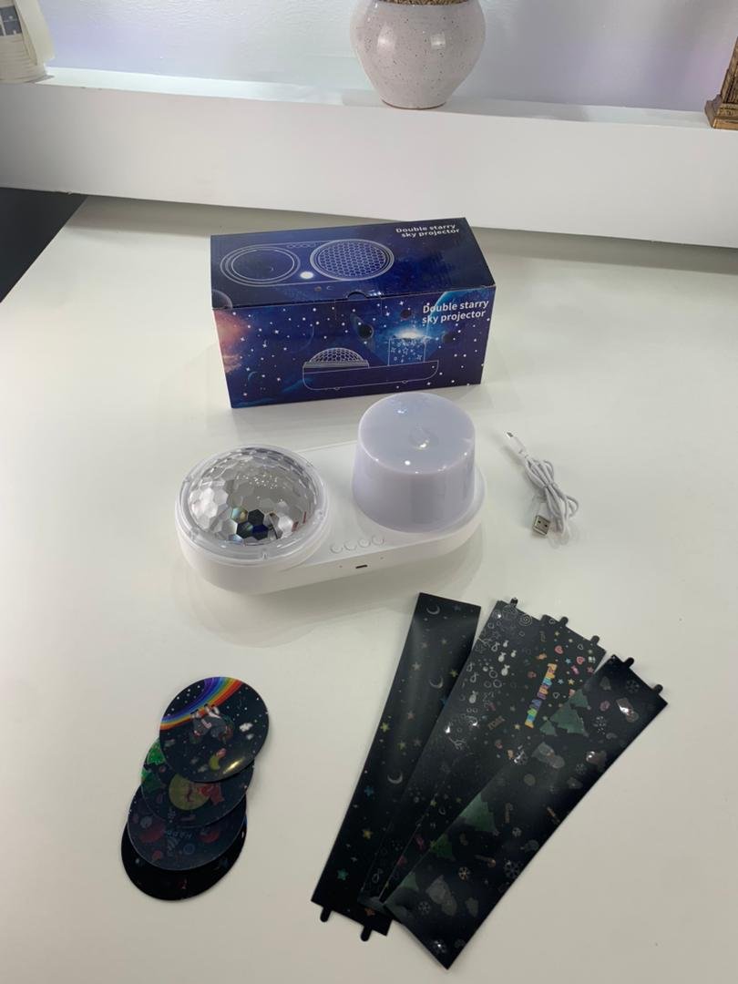 Projecteur de ciel étoilé pour enfants 2en1 - جهاز عرض ضوء ليلي بتصميم سماء النجوم للاطفال - الصورة 2