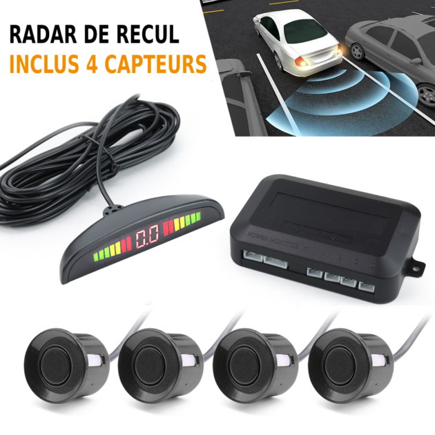 Radar de recul avec detecteur Automatique Pour Voiture