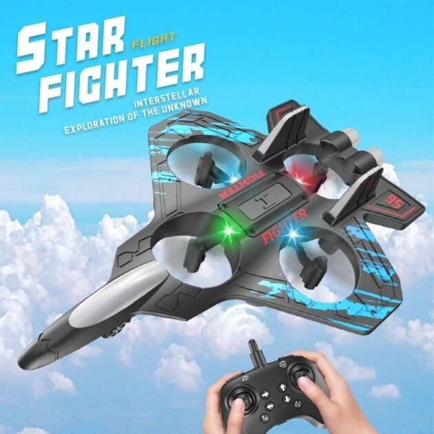 Avion Télécommandé F22 Quadricoptère – لعبة طائرة مع يد تحكم