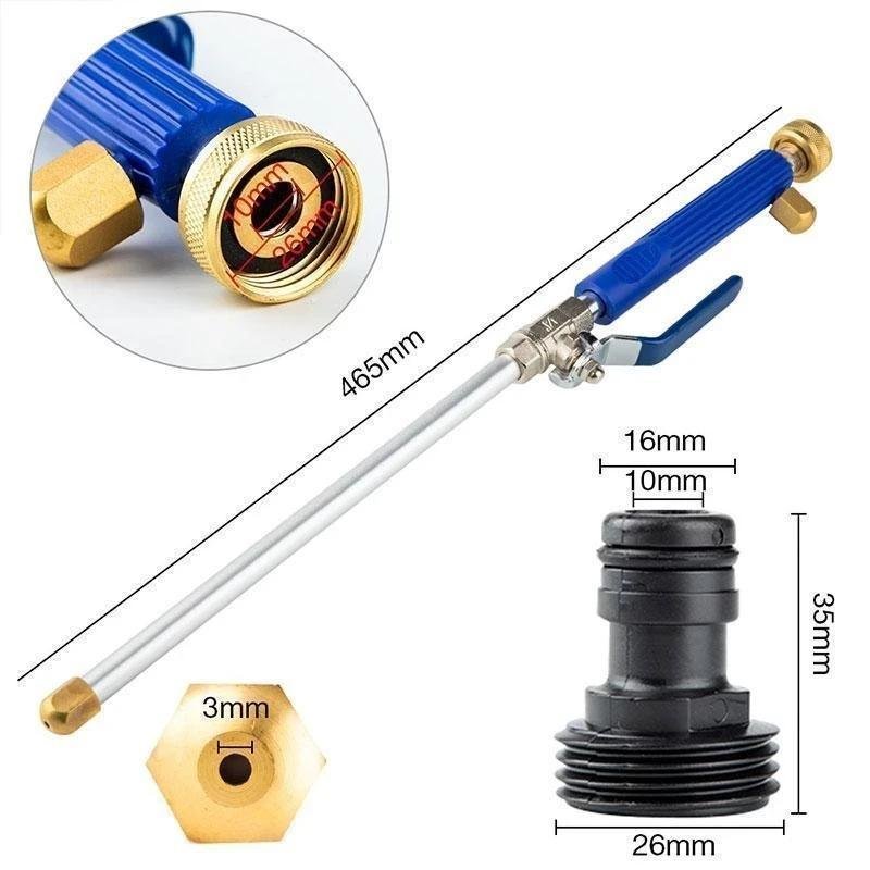 Pistolet à eau haute pression avec Jet et Embouts de pulvérisation pour Le Lavage de Voiture 46cm - الصورة 4
