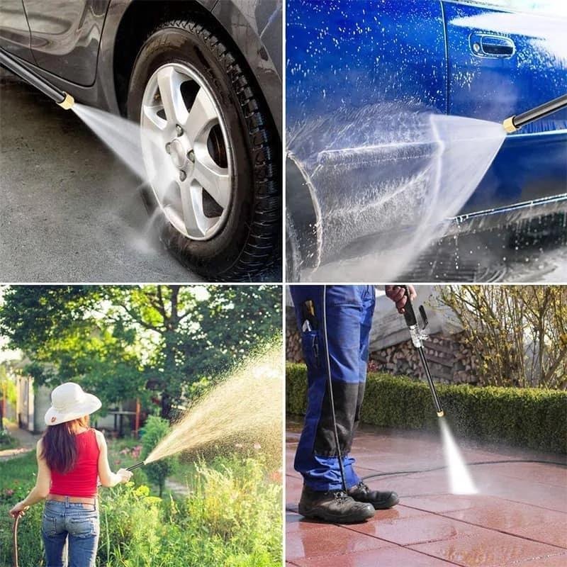 Pistolet à eau haute pression avec Jet et Embouts de pulvérisation pour Le Lavage de Voiture 46cm - الصورة 2