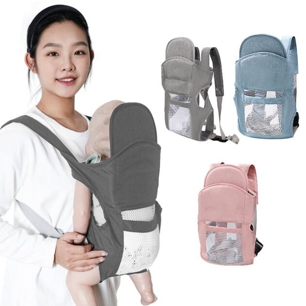 Kangourou pour Bébés et Tout-petits de 0 à 36 Mois avec Ceinture Réglable – حاملة رضيع مريحة