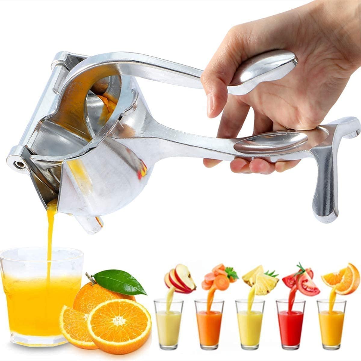 Presse-agrumes à main en aluminium pour Jus de fruits - الصورة 2