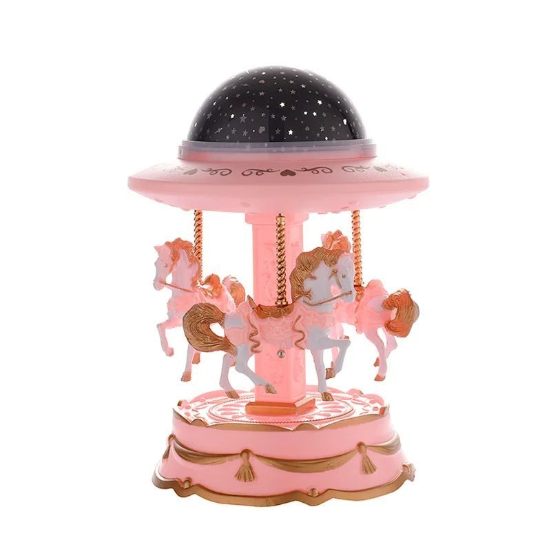 Carrousel Music Box avec projecteur ciel étoilé - الصورة 6