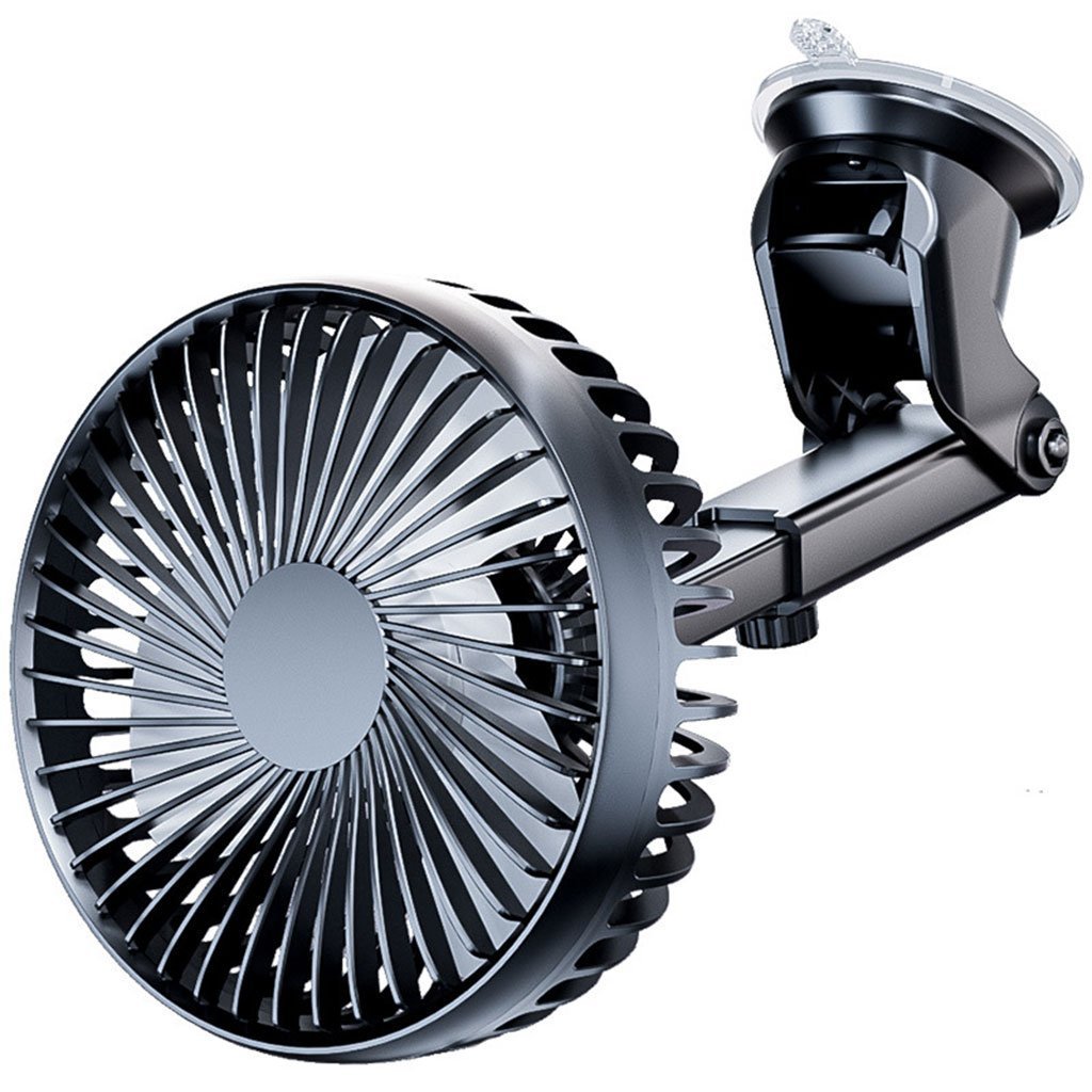 Ventilateur de Voiture Portable avec Fixation Par Ventouse – مروحة سيارة - الصورة 6