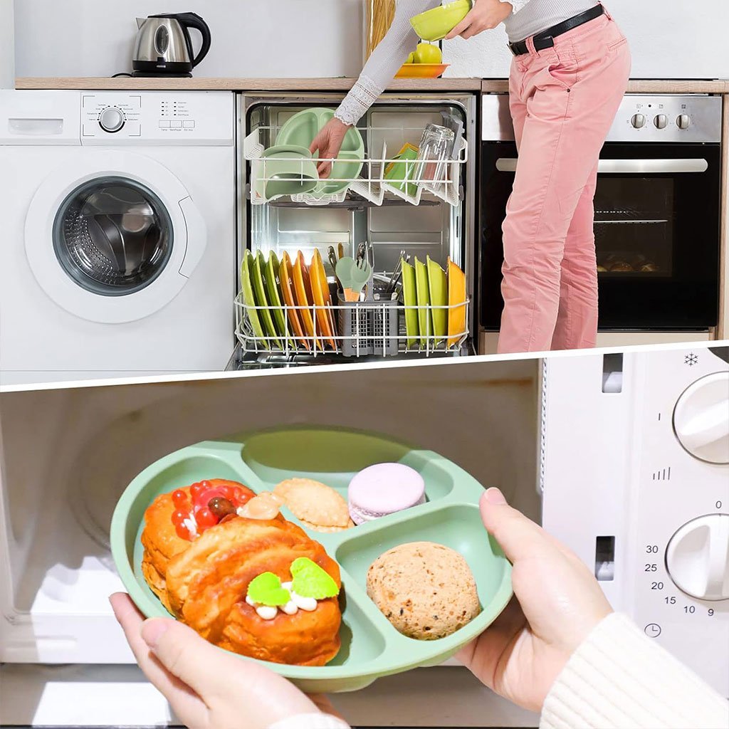 Lot de 6 accessoires d’alimentation en silicone pour bébé – طقم تغذية للأطفال - الصورة 2