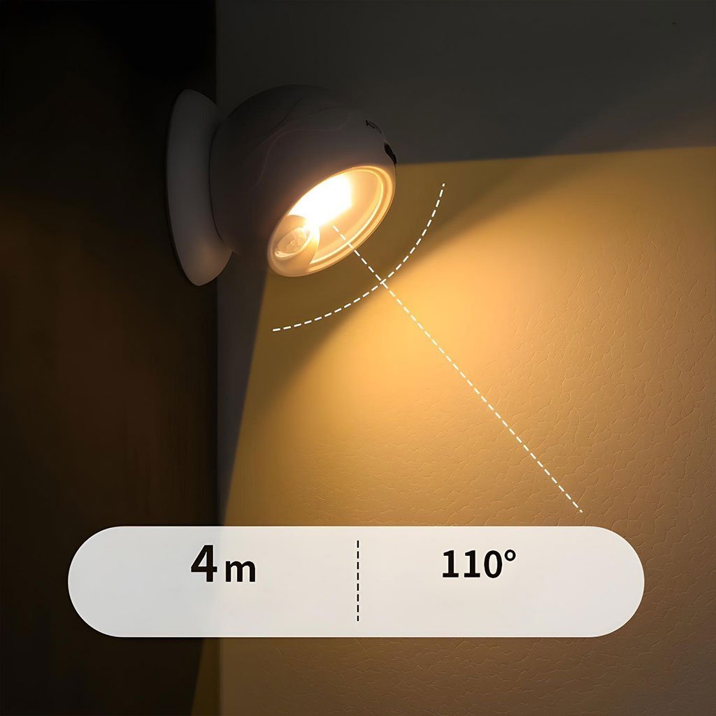 Pack 2 Lampe COB à détecteur de mouvement portable à 360 ° - الصورة 8