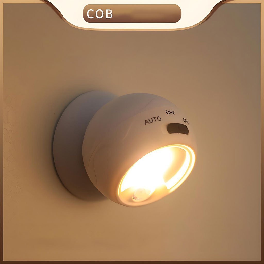Pack 2 Lampe COB à détecteur de mouvement portable à 360 ° - الصورة 5