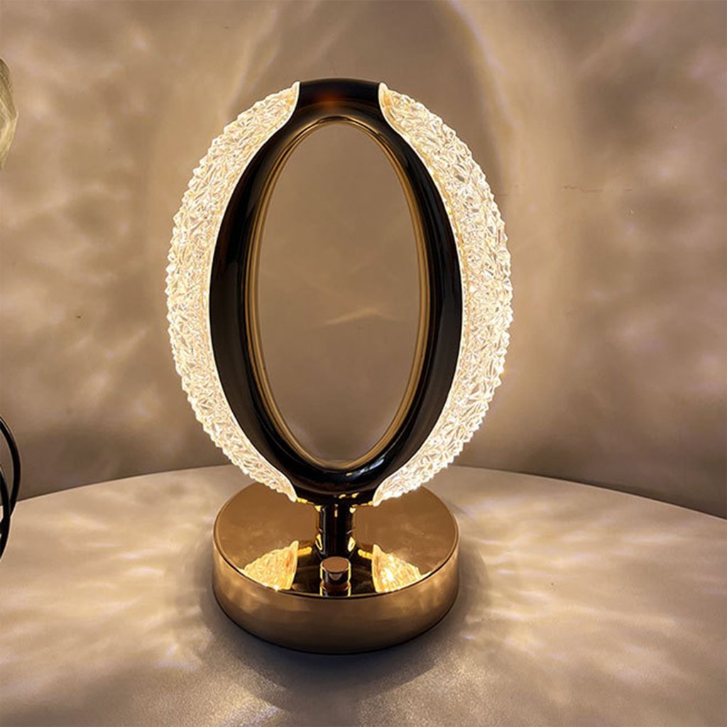 Lampe de table décorative LED forme ovale (1 pièce) - الصورة 2