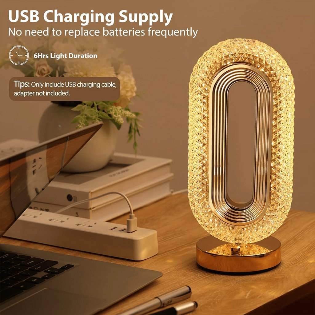 Lampe de table décorative LED forme œil d'étoile (1 pièce) - الصورة 3