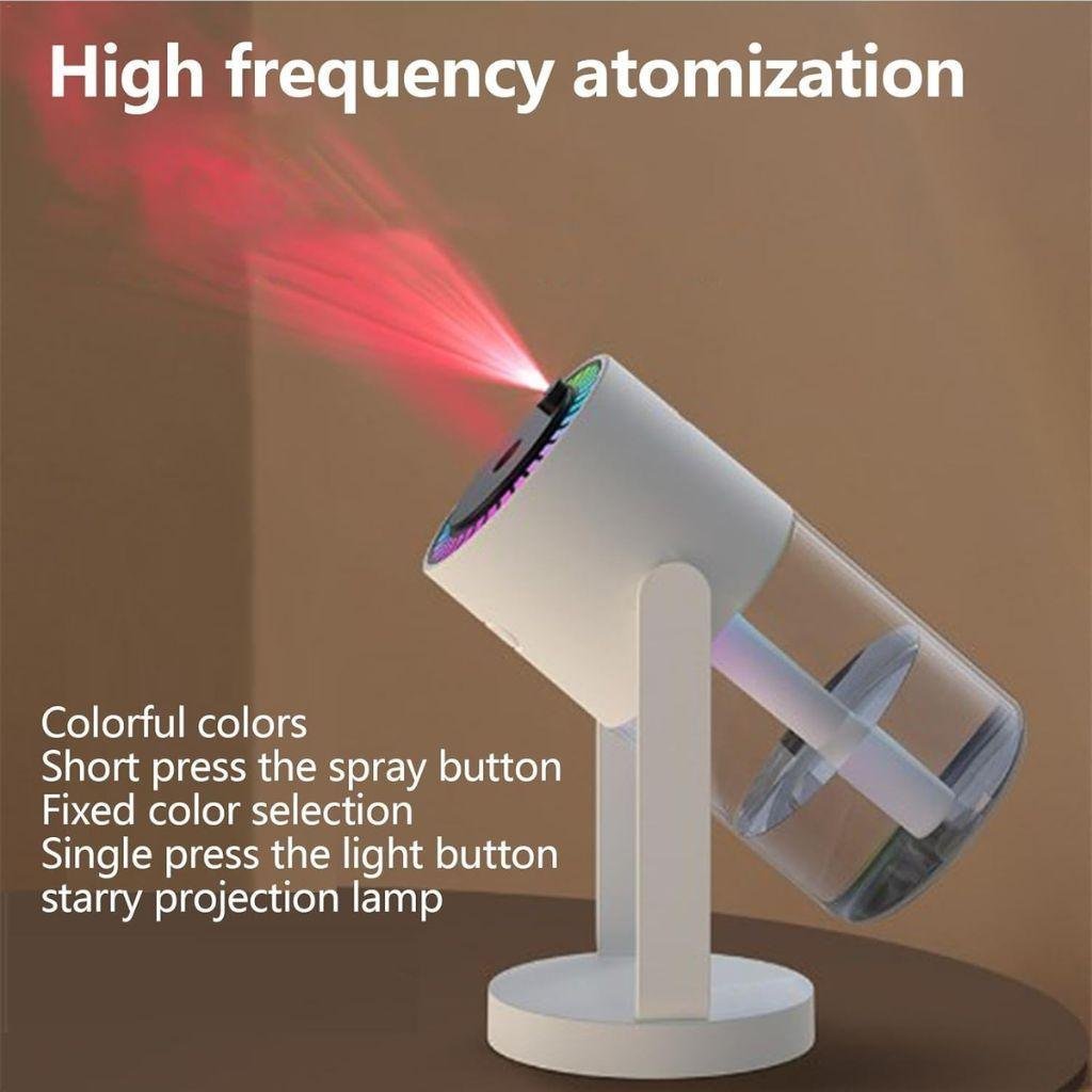 3en1 Humidificateur avec Projecteur d'Étoiles Galaxie – مرطب جو مع عارض نجوم - الصورة 6