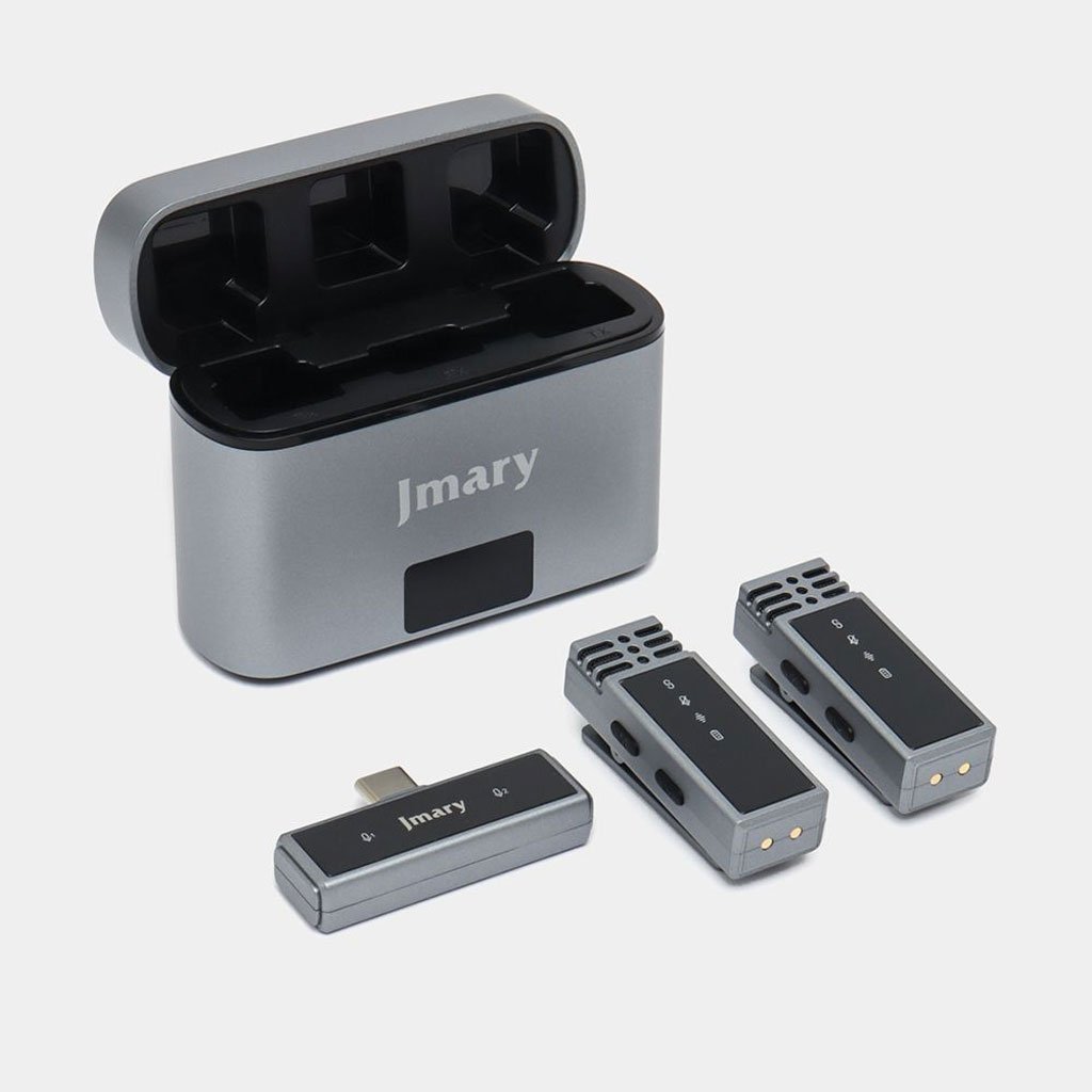 JMARY Microphone Sans-Fil MW-15 (2-TX) TYPE-C - الصورة 3