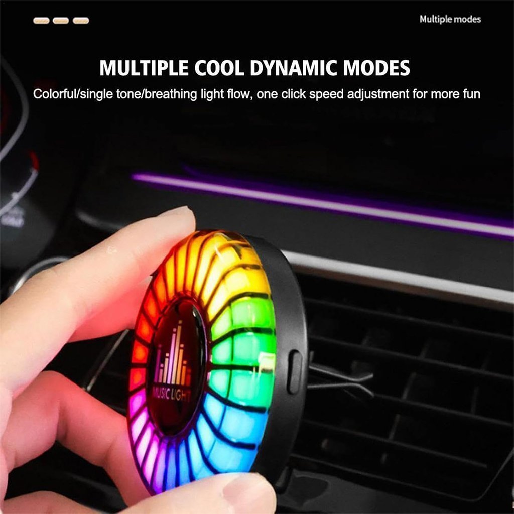 Humidificateur et Lumière d’ambiance colorées avec capteur de son RGB 1Pcs - الصورة 4