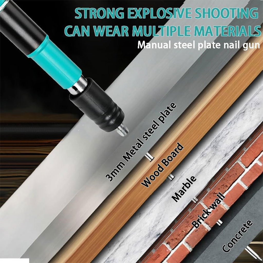 Pistolet Pneumatique à Clous Manuel pour Acier et Béton – بندقية تثبيت المسامير - الصورة 5