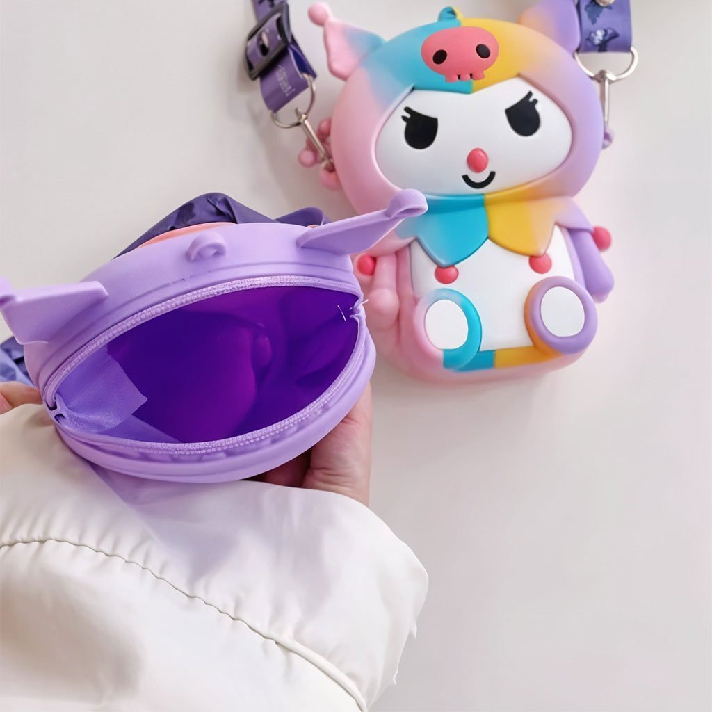 Mini Sac à Bandoulière Kuromi – Accessoire Kawaii pour Enfants et Fans de Manga - الصورة 6