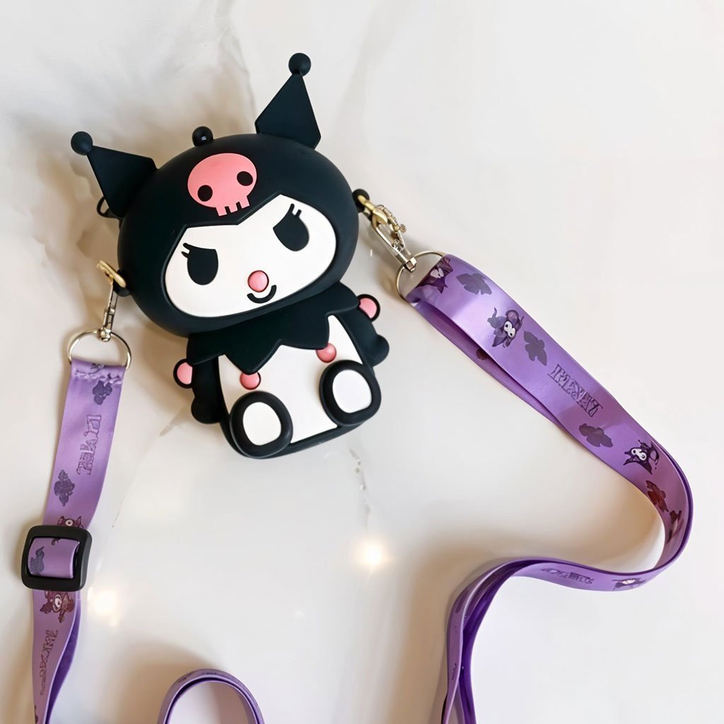 Mini Sac à Bandoulière Kuromi – Accessoire Kawaii pour Enfants et Fans de Manga - الصورة 3