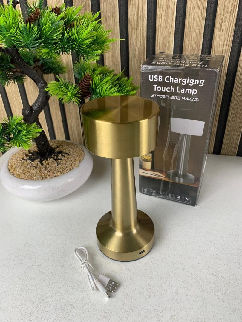 lampe de table LED avec capteur tactile et 3 modes d’éclairage à intensité variable – مصباح ديكور - الصورة 2