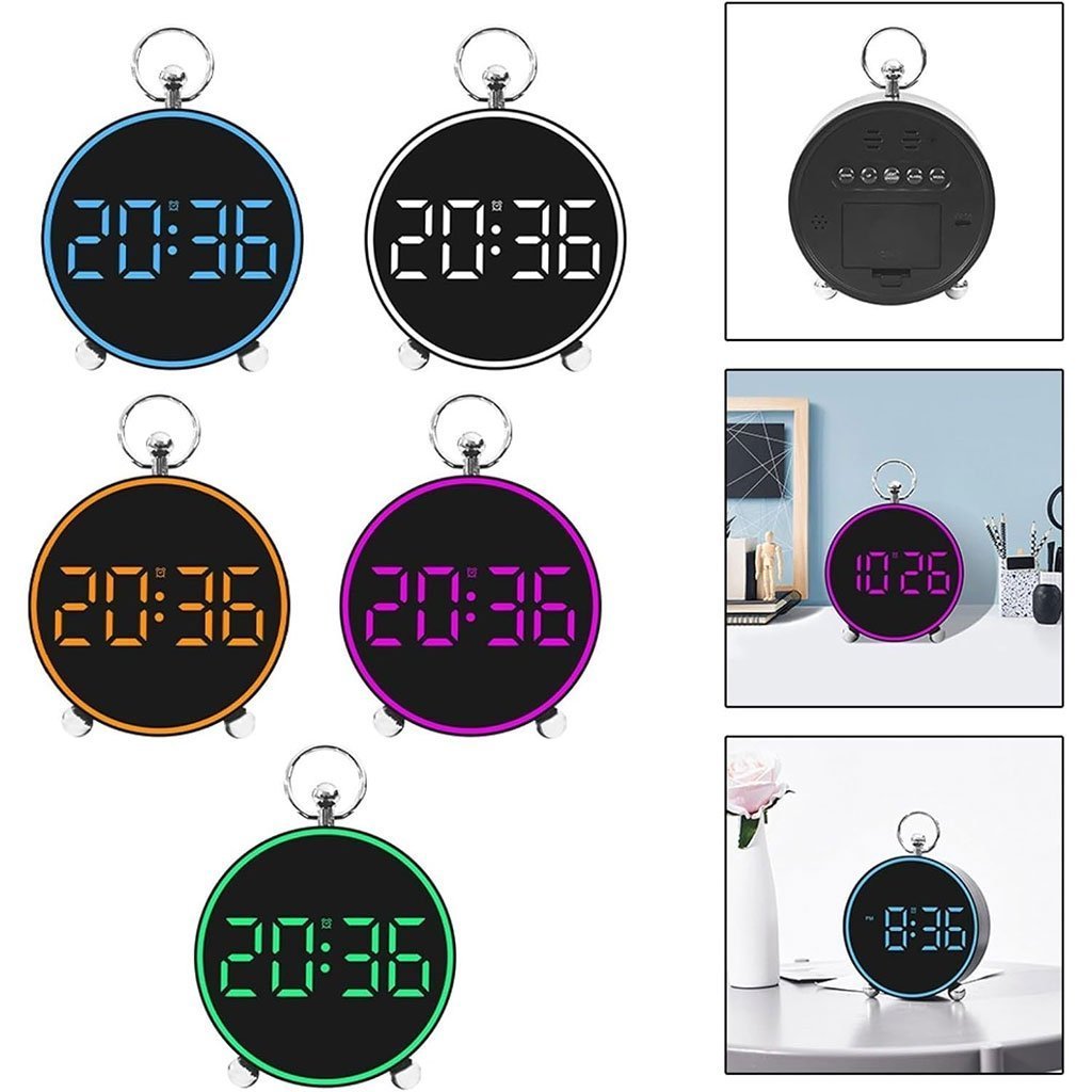 Horloge LED numérique avec affichage de la température - الصورة 5