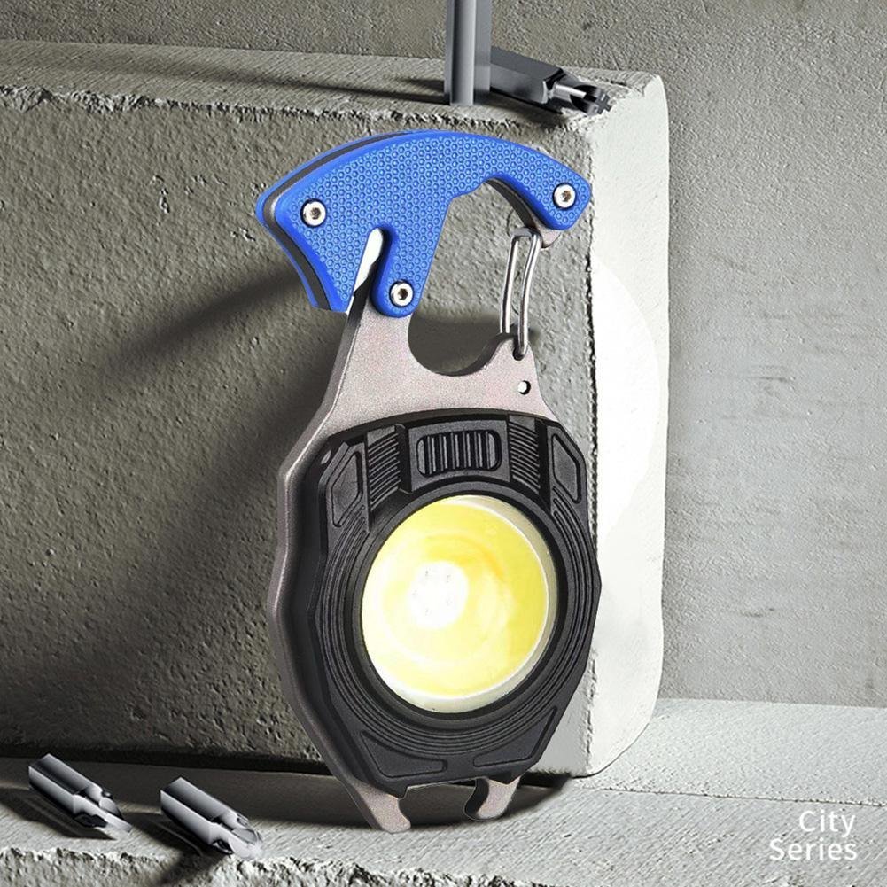 lampe de poche multifonctionnelle étanche Rechargeable à LED en alliage d'aluminium - الصورة 4