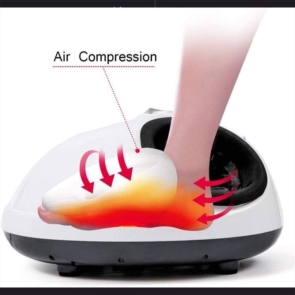 Masseur de pieds professionnel, avec malaxage des tissus profonds compression d’air, avec chaleur - الصورة 4