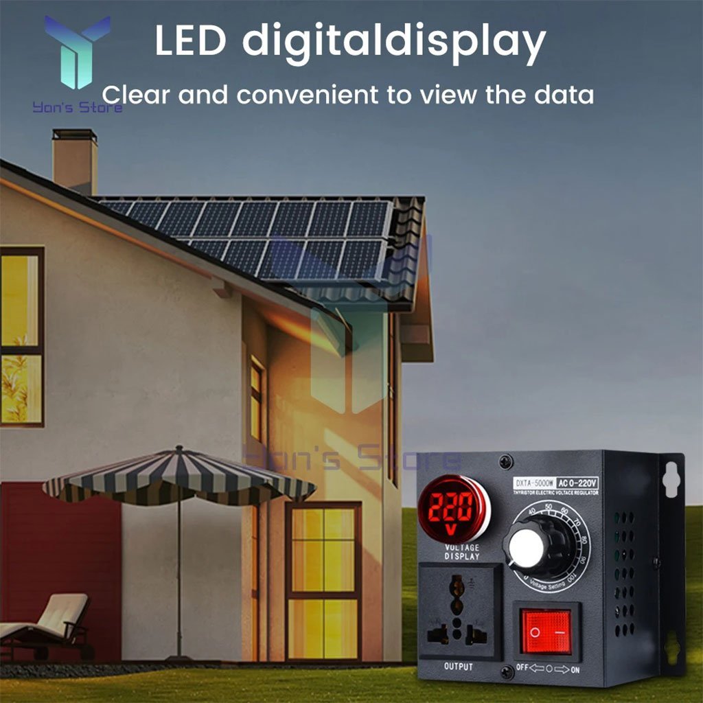 Régulateur de tension SCR AC 230V 4000W - الصورة 4
