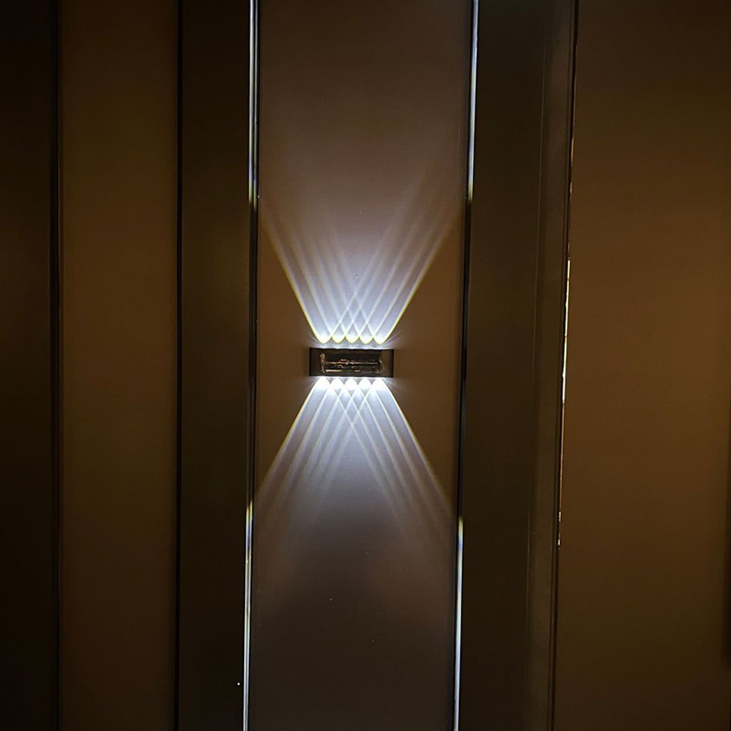 Lampe Solaire Murale 8LED avec Détection de Mouvement Auto 1Pcs - الصورة 5