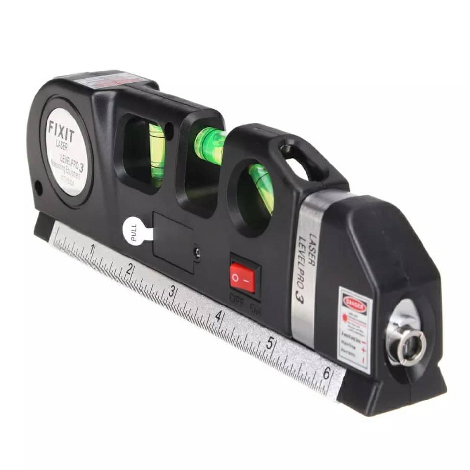 Niveau Laser 4en1 Fixit Level pro 3 Outil de musure Polyvalent Ruban De 8 Pieds - الصورة 2
