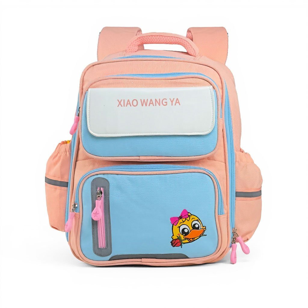 Sac à Dos Scolaire Orthopédique pour Enfants Xiao Wang Ya Rose- محفظة مدرسية للأطفال وردي - الصورة 3