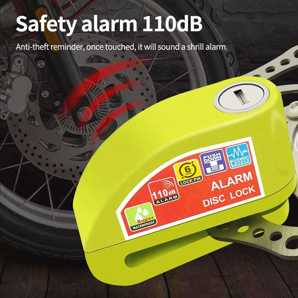 ⁦Antivol pour Disque Moto Alarme 110dB Waterproof – جهاز إنذار للدراجات النارية⁩ - الصورة ⁦2⁩